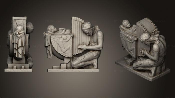 Статуэтки и статуи разные (Хеймир Король Хеймир, STKR_0591) 3D модель для ЧПУ станка